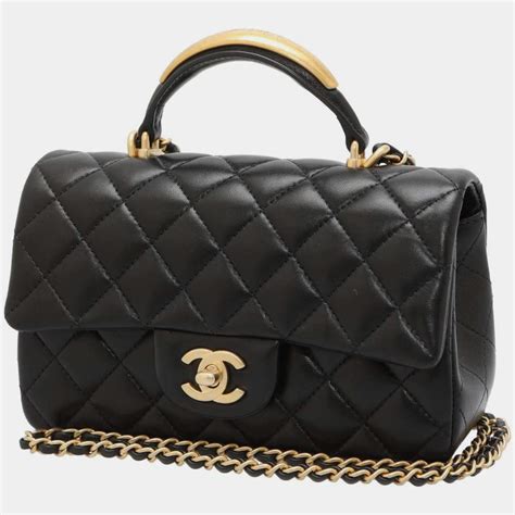 small flap bag with top handle chanel|chanel lambskin medium flap bag.